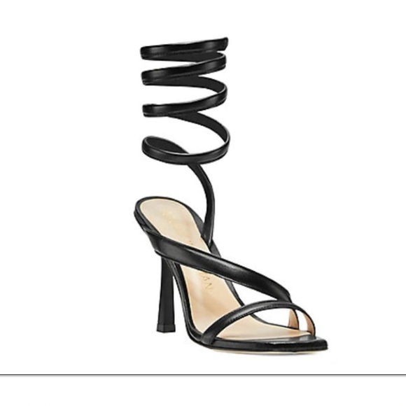 STUART WEITZMAN BEATRIX 100 WRAP SANDAL HEELS - Picture 4 of 7